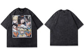 Y2k Anime Comic Washed T-Shirt